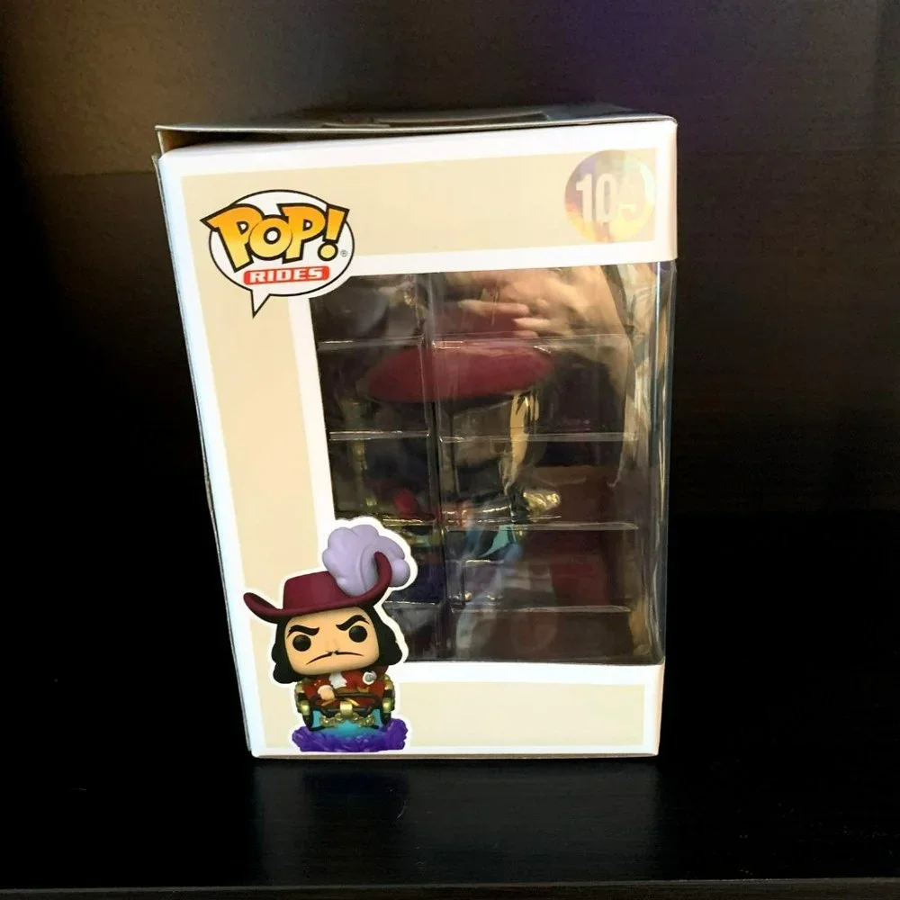 Funko Pop! Disney World Captain Hook Peter Pan's Attraction 50th Pop #109 - Picture 2 of 7